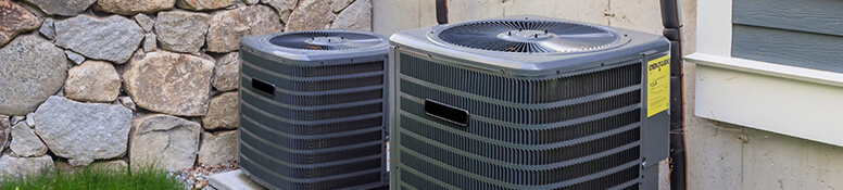 AC units in back of home